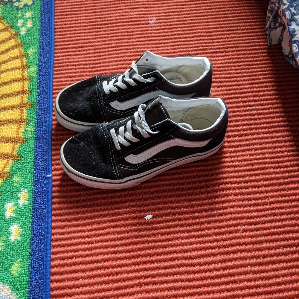 Kids Vans Old Skool Black and White